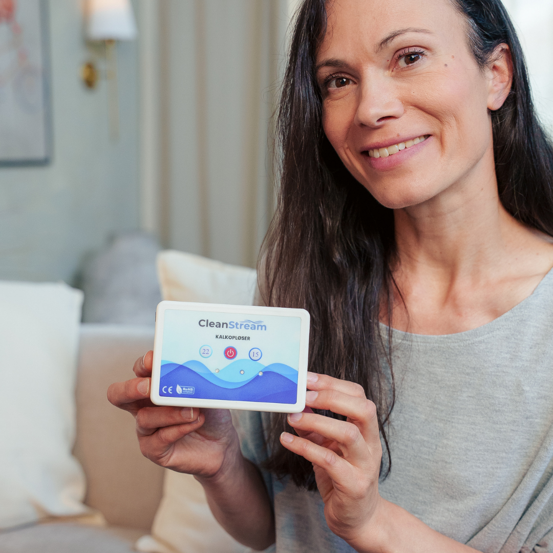 Før og efter kalkbehandling med Cleanstream på vandhane