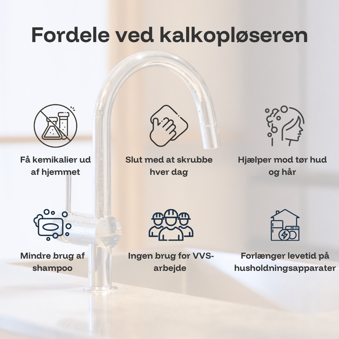 Cleanstream kalkopløser set forfra med display